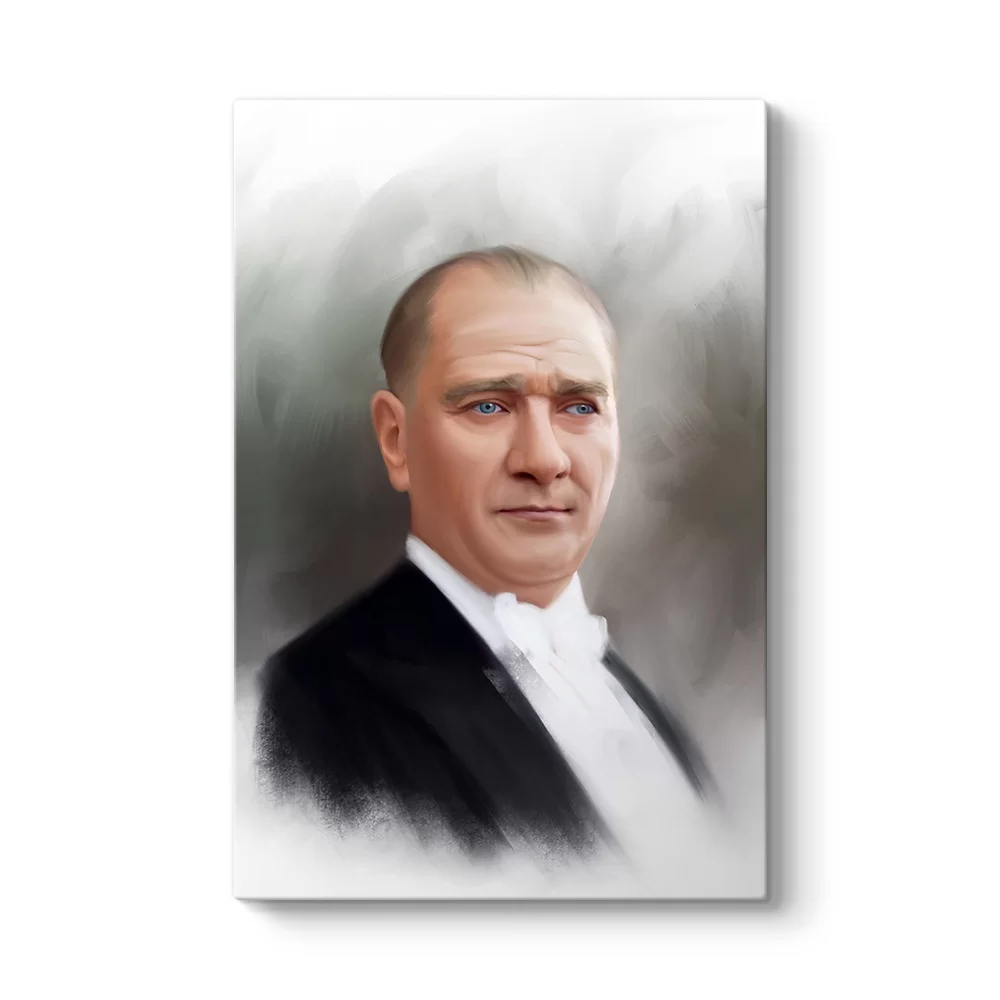 Mavi Gözlü Atatürk Tablosu